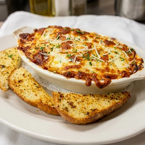 Lasagna at D Jay's Restaurant in Winnipeg, MB