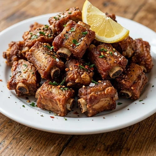 Dry Ribs at D Jay's Restaurant in Winnipeg, MB