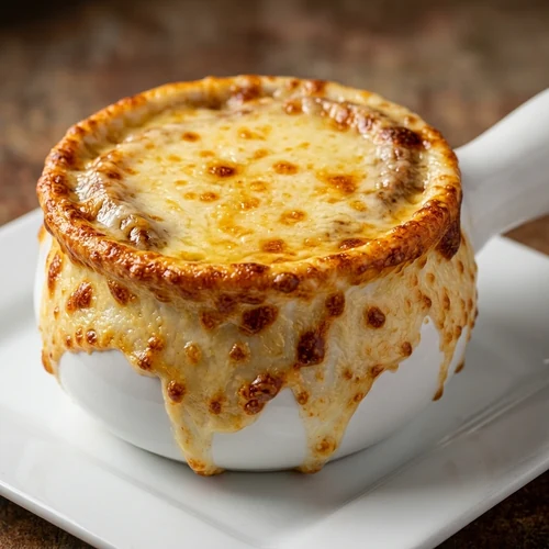 French Onion Soup at D Jay's Restaurant in Winnipeg, MB