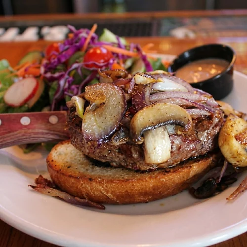 Steak Sandwich at D Jay's Restaurant in Winnipeg, MB