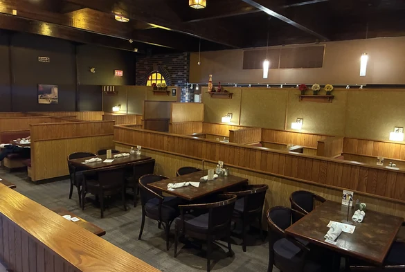 D Jay's Restaurant dining room on Portage Avenue in Winnipeg