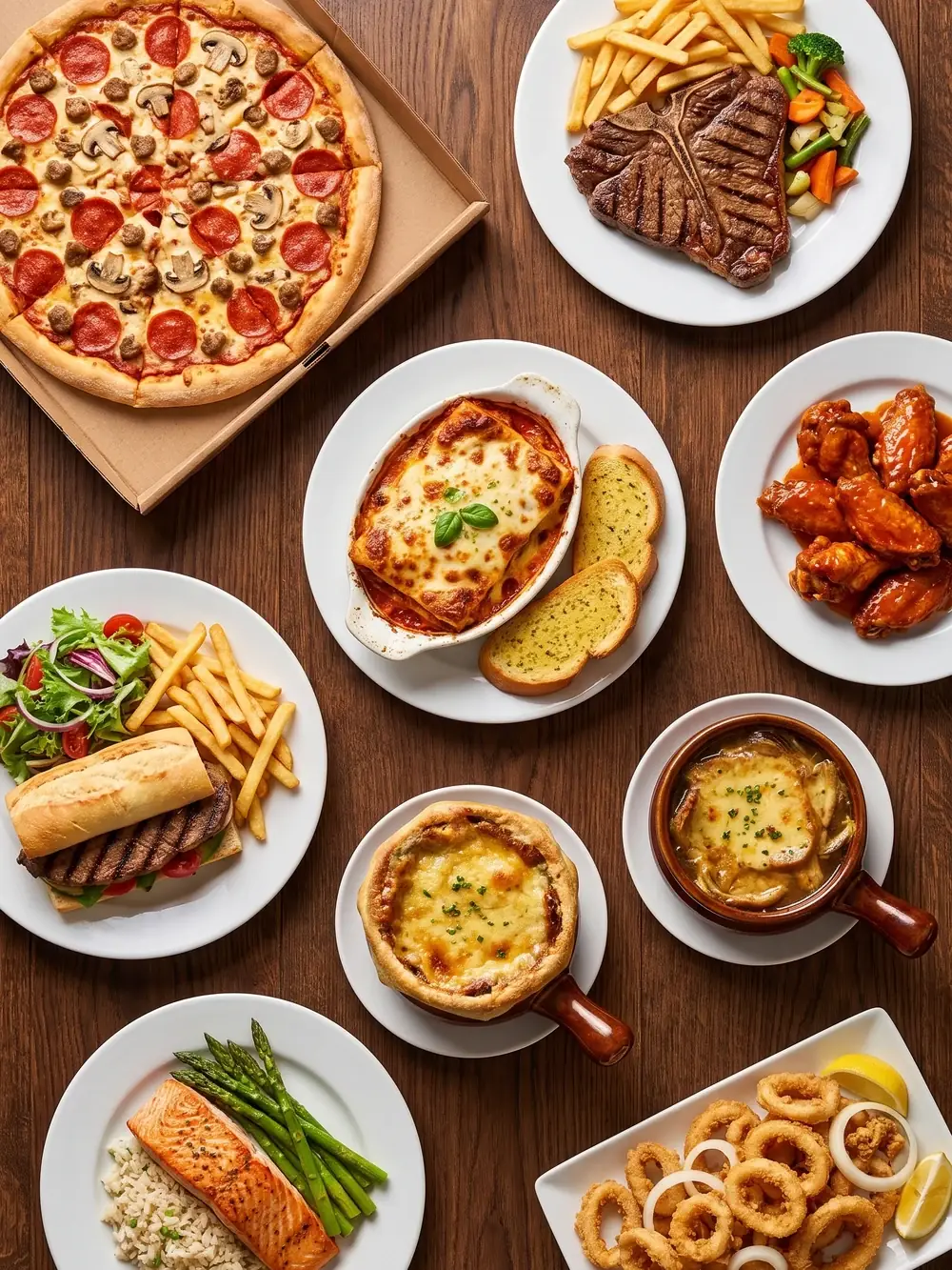 Steaks, pizza and pasta prepared fresh daily at D Jay's Restaurant, Winnipeg